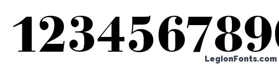 Bedini Bold Font, Number Fonts