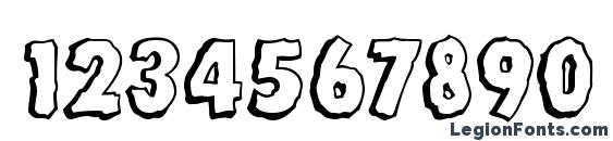 Bedrock BT Font, Number Fonts