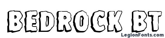 Bedrock BT font, free Bedrock BT font, preview Bedrock BT font