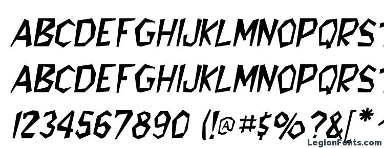 glyphs Bedrock Italic font, сharacters Bedrock Italic font, symbols Bedrock Italic font, character map Bedrock Italic font, preview Bedrock Italic font, abc Bedrock Italic font, Bedrock Italic font