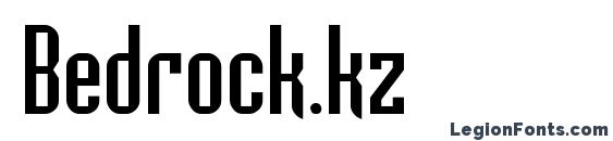 Bedrock.kz font, free Bedrock.kz font, preview Bedrock.kz font
