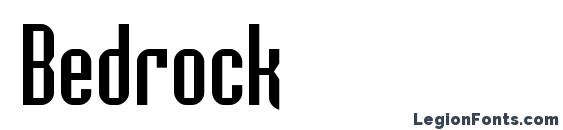 шрифт Bedrock, бесплатный шрифт Bedrock, предварительный просмотр шрифта Bedrock