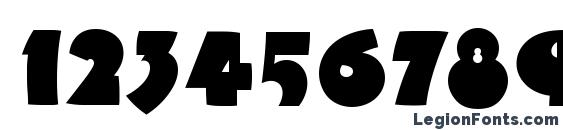 Beeskneesctt regular Font, Number Fonts