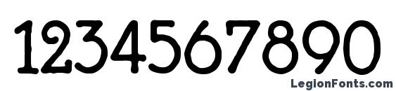 BeginnerDB Normal Font, Number Fonts