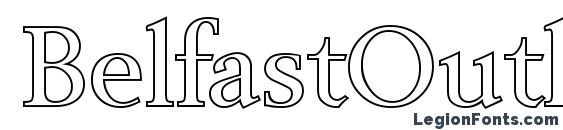 BelfastOutline Regular font, free BelfastOutline Regular font, preview BelfastOutline Regular font