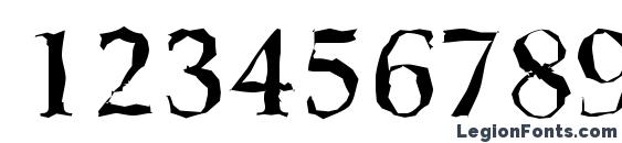 BelfastRandom Medium Regular Font, Number Fonts