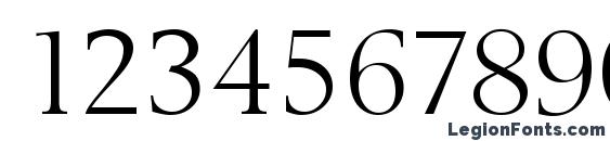 BelfastSerial Light Regular Font, Number Fonts