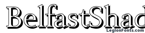 BelfastShadow Light Regular Font