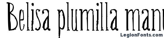 Belisa plumilla manual font, free Belisa plumilla manual font, preview Belisa plumilla manual font