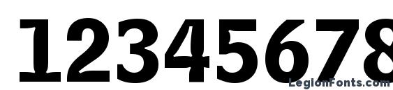 Bell Centennial Bold Listing BT Font, Number Fonts