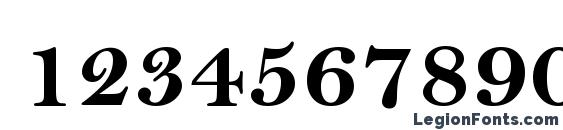 Bell MT Полужирный Font, Number Fonts