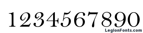 Bell MT Font, Number Fonts