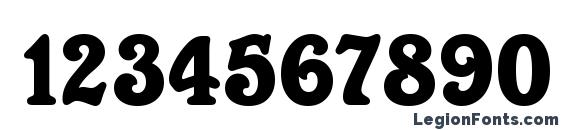 Bellboy Regular Font, Number Fonts