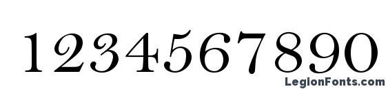 BellMTStd Regular Font, Number Fonts