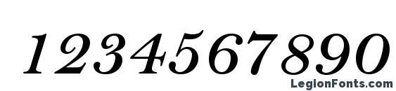 BellMTStd SemiBoldItalic Font, Number Fonts