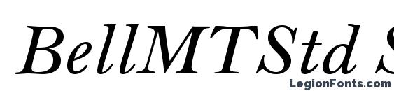 BellMTStd SemiBoldItalic Font, Serif Fonts