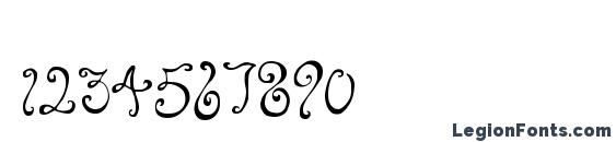 Bellyfish Font, Number Fonts