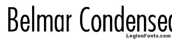 Belmar CondensedLight Normal Font