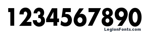 BelmarCnd Bold Font, Number Fonts