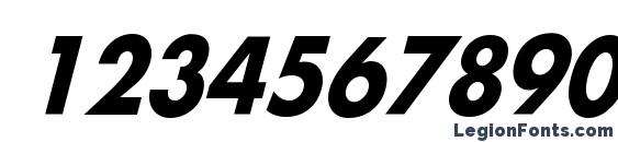 BelmarCndObl Bo Font, Number Fonts