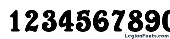 Belshaw Font, Number Fonts