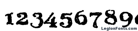 Beltane Font, Number Fonts