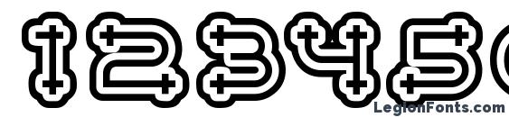 BelterMegaOutlineITC TT Font, Number Fonts