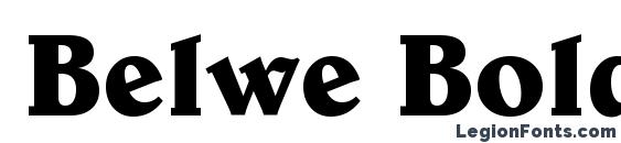 шрифт Belwe Bold BT, бесплатный шрифт Belwe Bold BT, предварительный просмотр шрифта Belwe Bold BT