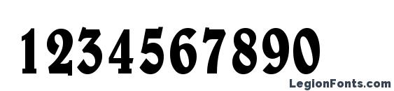 Belwe Condensed BT Font, Number Fonts