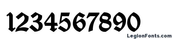 Belwe Gotisch Font, Number Fonts