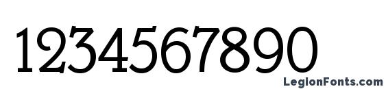 Belwe Mono Plain Font, Number Fonts