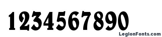 BelweStd Condensed Font, Number Fonts