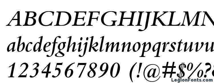 glyphs Bembo MT SemiBold Italic font, сharacters Bembo MT SemiBold Italic font, symbols Bembo MT SemiBold Italic font, character map Bembo MT SemiBold Italic font, preview Bembo MT SemiBold Italic font, abc Bembo MT SemiBold Italic font, Bembo MT SemiBold Italic font