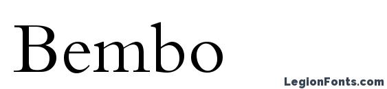 шрифт Bembo, бесплатный шрифт Bembo, предварительный просмотр шрифта Bembo