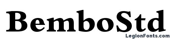 Шрифт BemboStd ExtraBold, Типографические шрифты