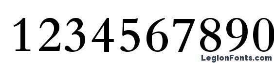 BemboStd Semibold Font, Number Fonts