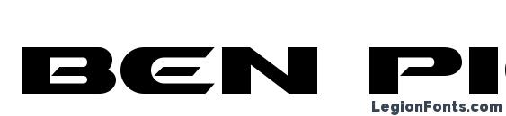 Ben Pioneer Bold font, free Ben Pioneer Bold font, preview Ben Pioneer Bold font