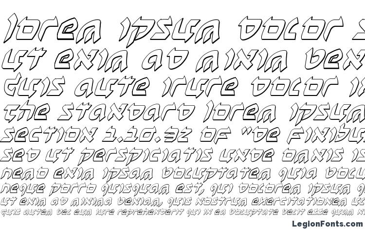 specimens Ben Zion 3D Italic font, sample Ben Zion 3D Italic font, an example of writing Ben Zion 3D Italic font, review Ben Zion 3D Italic font, preview Ben Zion 3D Italic font, Ben Zion 3D Italic font