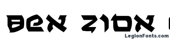 Ben Zion Expanded Font