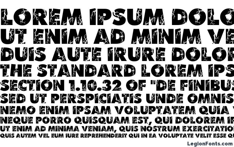 specimens Bencrushc font, sample Bencrushc font, an example of writing Bencrushc font, review Bencrushc font, preview Bencrushc font, Bencrushc font