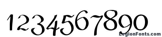Benecryptine regular Font, Number Fonts