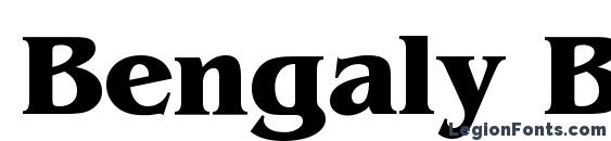 шрифт Bengaly Bold, бесплатный шрифт Bengaly Bold, предварительный просмотр шрифта Bengaly Bold