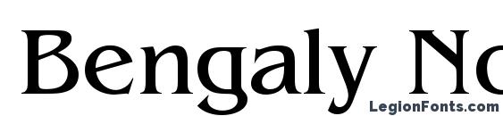 Bengaly Normal font, free Bengaly Normal font, preview Bengaly Normal font