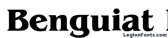 Benguiat Bold BT Font, Serif Fonts