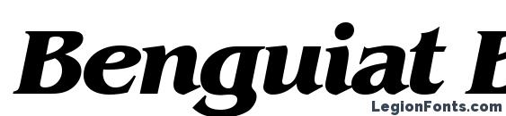 Шрифт Benguiat BoldItalic, Каллиграфические шрифты