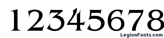 Benguiat Cyrillic Font, Number Fonts