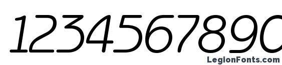 Benguiatgothicc italic Font, Number Fonts