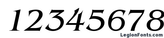 BenguiatItcTEE Italic Font, Number Fonts