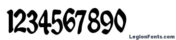 Benighted Font, Number Fonts
