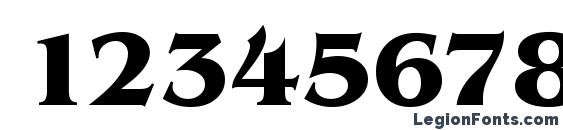 Benjamin Bold Regular Font, Number Fonts